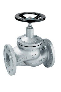 Valvola di intercettazione manuale a flusso avviato con tenuta a soffietto "esente da manutenzione" fig. 53