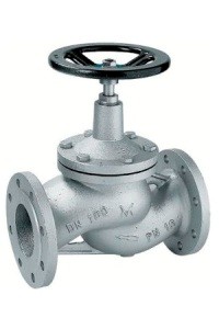 Valvola di intercettazione manuale a flusso avviato con tenuta a soffietto "esente da manutenzione" fig. 54