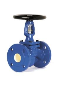 Valvola di intercettazione manuale a flusso avviato con tenuta a soffietto "esente da manutenzione" mod. BSA1T