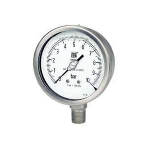 Manometro a molla tubolare esecuzione “tutto inox” mod. MSG 18/A