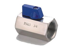 Valvola a sfera monoblocco a passaggio ridotto mod.MINIGLOBE