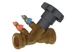 Valvole filettate di bilanciamento statico ad orifizio variabile a flusso libero in bronzo fig. 616 PN 25