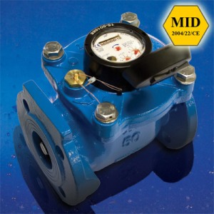 Misuratore di portata a mulinello ad asse orizzontale, lettura diretta mod. WARF